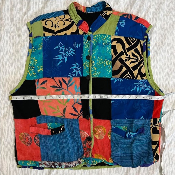 Colorful Patchwork Vest - Picture 4 of 4